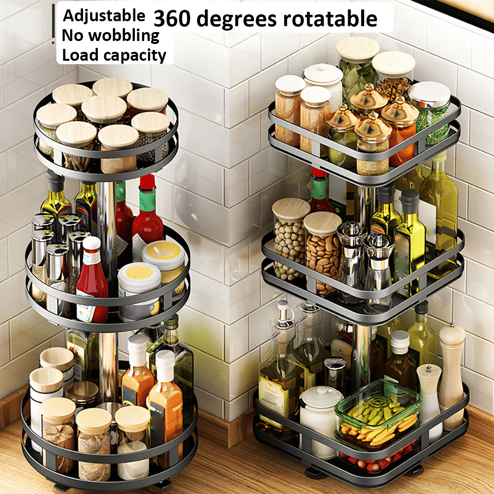 The 360° rotating storage rack can be used in any scene – Havegoods.uk