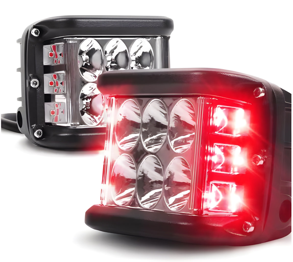 💡Car Dual Sides LED Dual Color Light