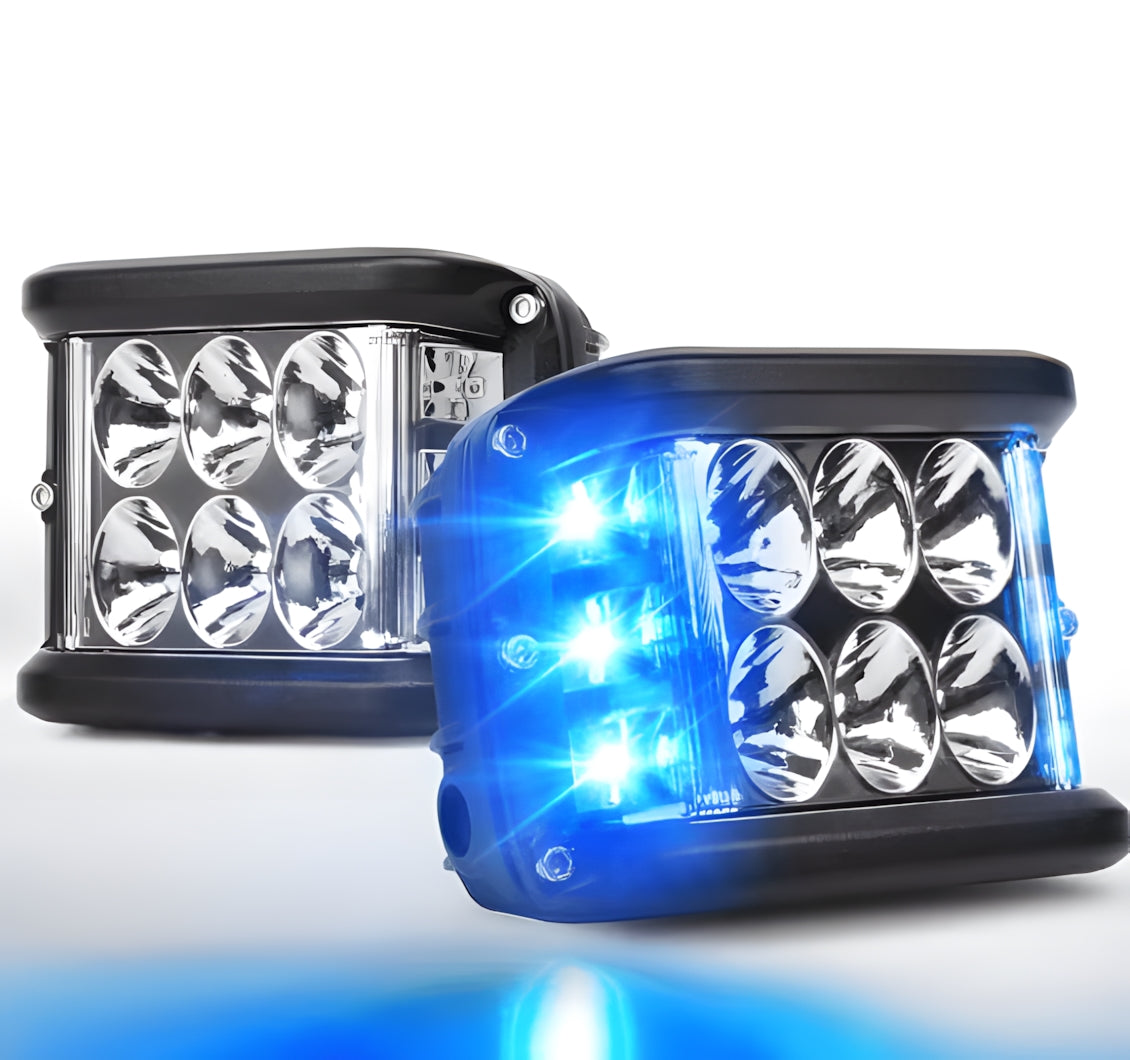 💡Car Dual Sides LED Dual Color Light