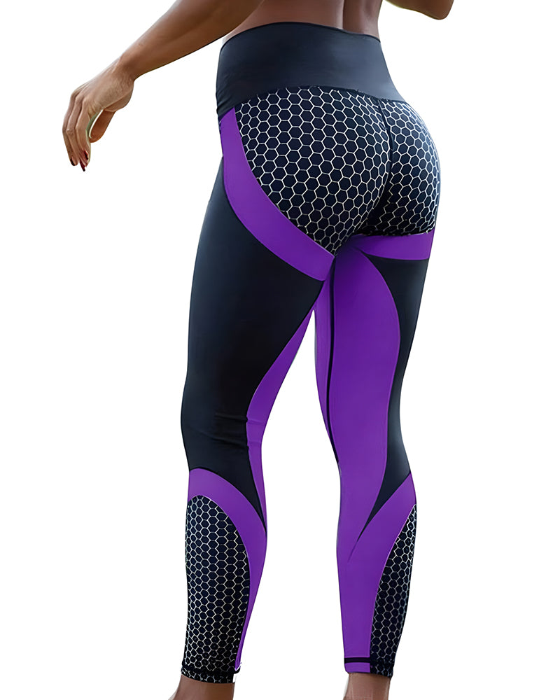 🔥🌹Colorblock High Waist Sports Leggings