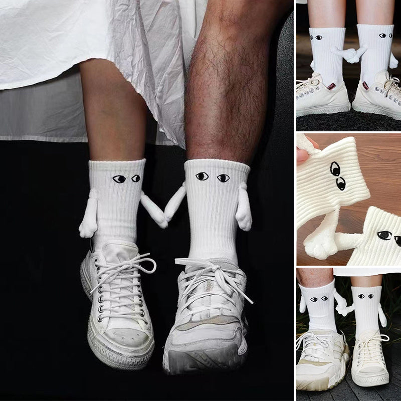 Corgi Butt Magnetische Hand In Hand Socken - Lustige Freundschaftssocken Mit Magneten